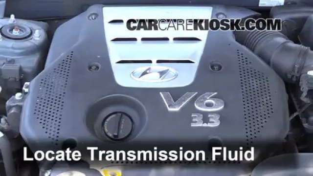 2006 Hyundai Sonata LX 3.3L V6 Líquido de transmisión Controlar nivel de líquido